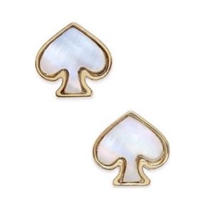 KATE SPADE • Mother Of Pearl Spade Earrings